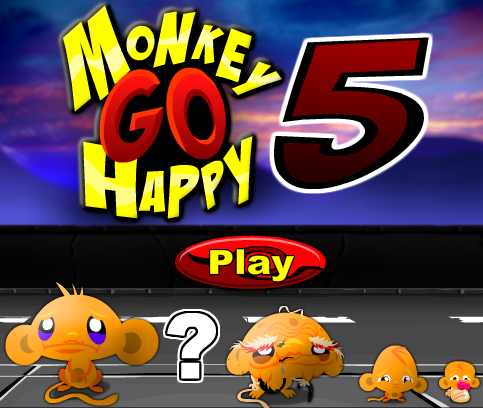 Chơi Game Chú Khỉ Buồn 5 - Monkey Go Happy Marathon 5