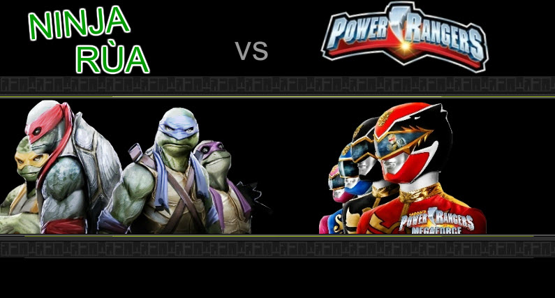 Chơi game Ninja Rùa VS Siêu Nhân - Game Mini