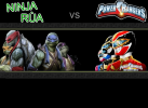Game Ninja đánh nhau với siêu nhân rùa