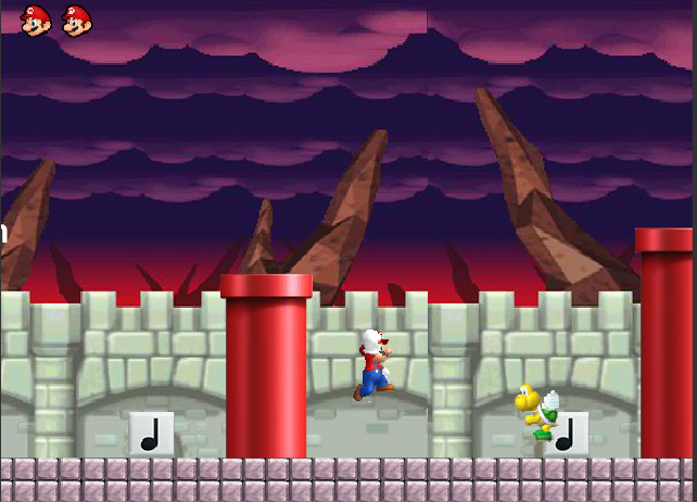 chơi game Mario cứu công chúa