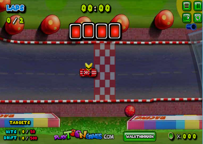 Game mario điều khiển xe đua