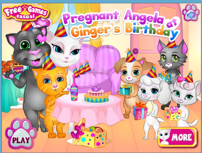 Sinh nhật mèo Ginger