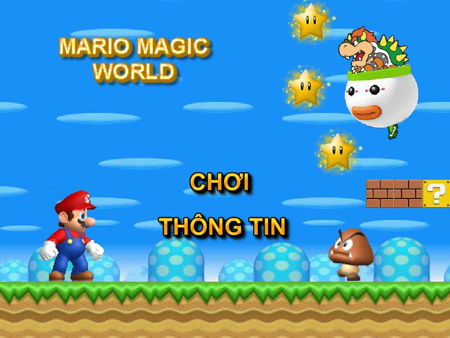 Game Mario thế giới phép thuật