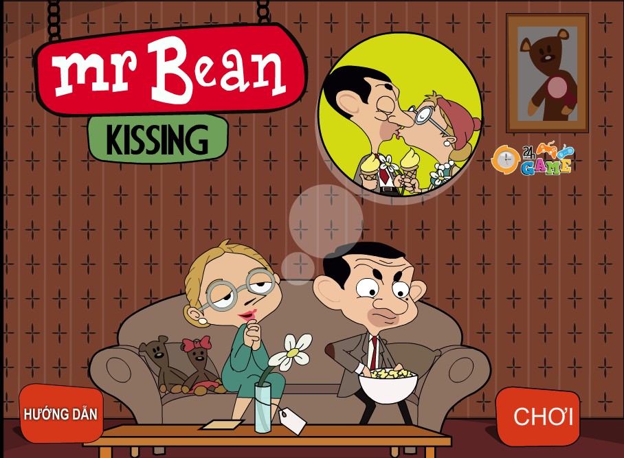 Game Hôn trộm Mr Bean