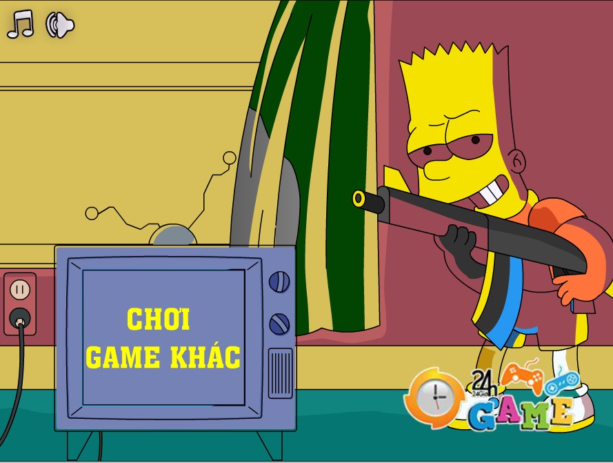 Game Simpson đấu súng
