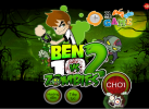 Game Ben 10 diệt zombie kịch tính