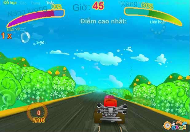 choi game tay đua bé nhỏ