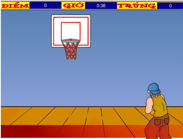 game thi đấu bóng rổ
