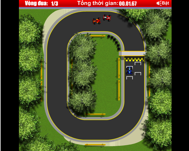 game giải đua F1 mini