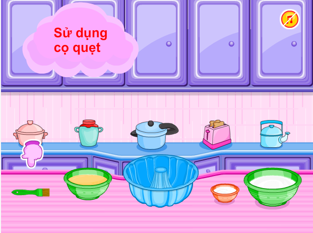 game bánh cupcake kem sữa