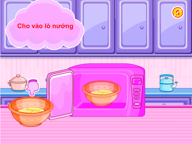 choi game bánh cupcake kem sữa