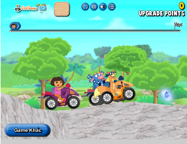 game Dora lái xe