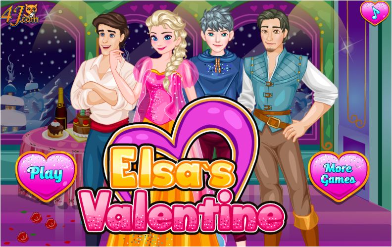 chơi game Valentine của Elsa