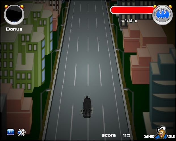 game Batman đua xe bắn súng