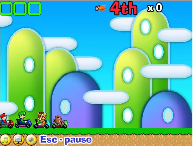 game Mario đua xe phiêu lưu