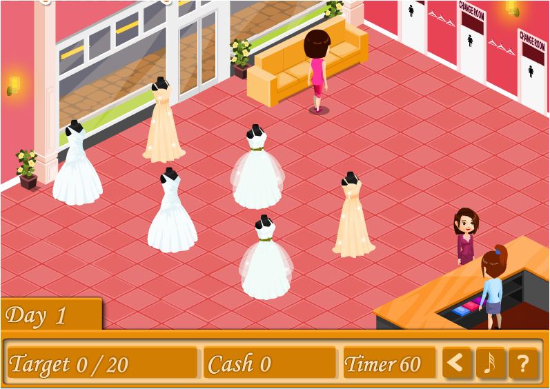 game cửa hàng váy cưới 2